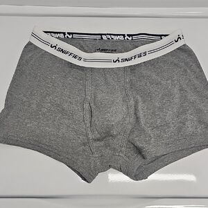 Men's Gray Stretch Boxer Briefs